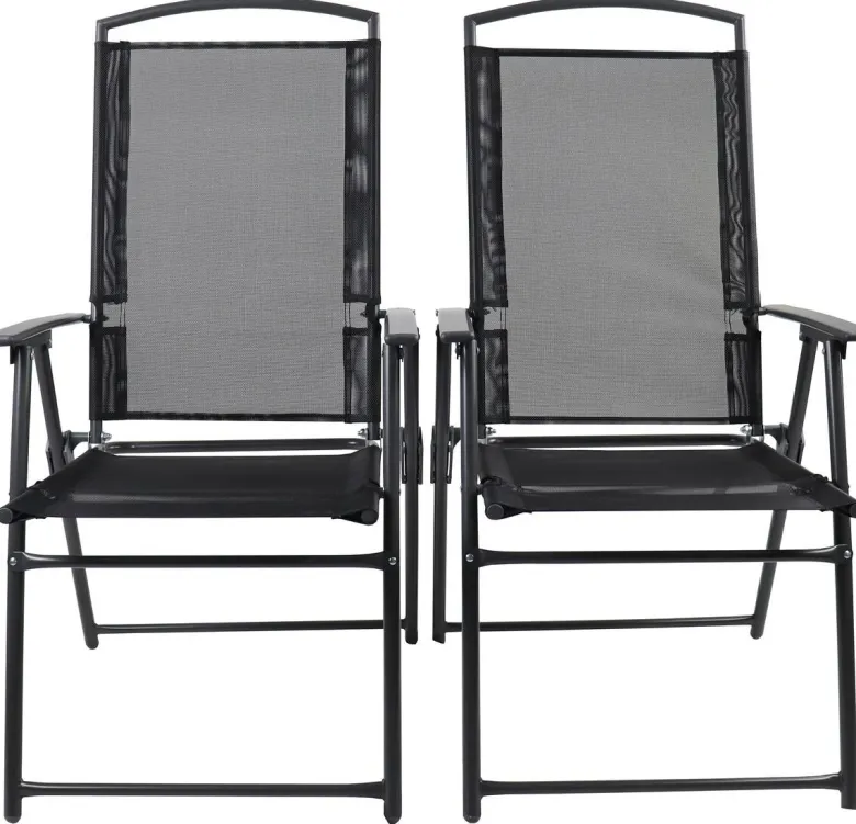VCM Gartensitzgruppe anthrazit Aluminium B/H/T: ca. 80x76x80 cm