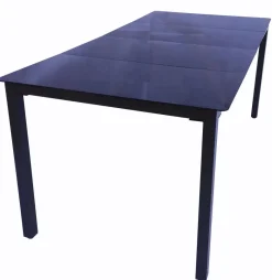 VCM Gartensitzgruppe anthrazit Metall B/H/L: ca. 190x76x80 cm