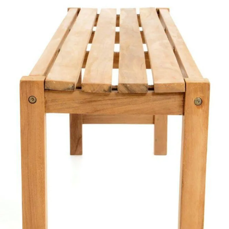 VCM Gartensitzgruppe braun Teakholz B/H/L: ca. 69x75x135 cm