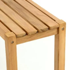VCM Gartensitzgruppe braun Teakholz B/H/L: ca. 69x75x135 cm