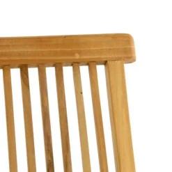 VCM Gartenstuhl braun Teakholz B/H/T: ca. 57x89x62 cm