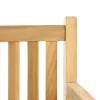 VCM Gartenstuhl natur Teakholz B/H/T: ca. 60x91x62 cm