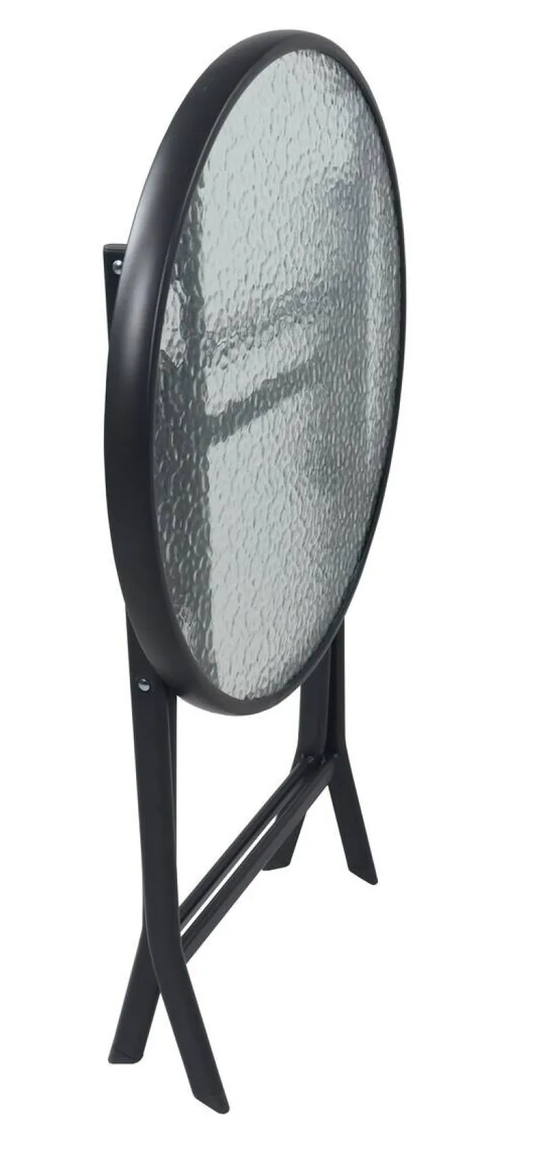 VCM Gartentisch anthrazit Metall B/H/L: ca. 55x70x55 cm