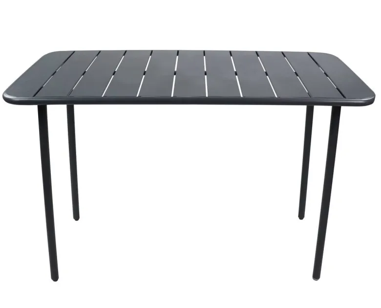 VCM Gartentisch Sumila schwarz Metall B/H/L: ca. 110x72x55 cm