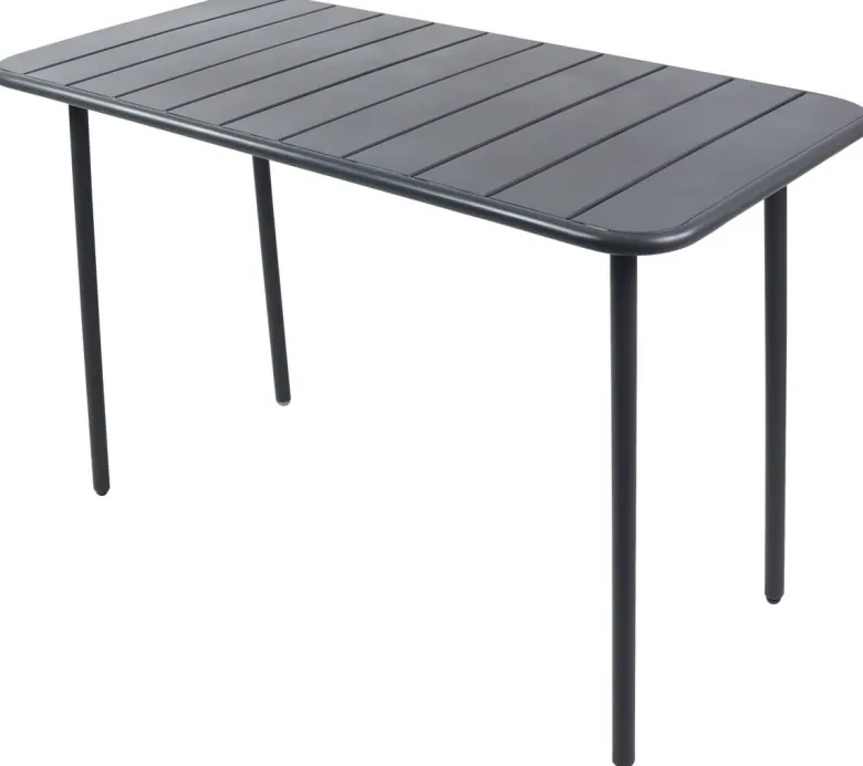 VCM Gartentisch Sumila schwarz Metall B/H/L: ca. 110x72x55 cm