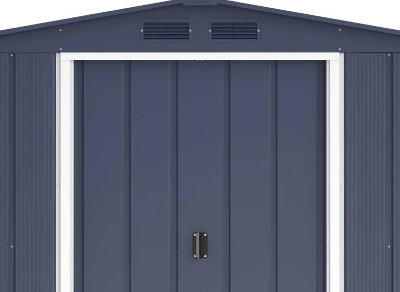 VCM Gerätehaus anthrazit B/H/L: ca. 262x191x234 cm