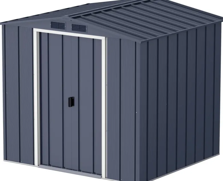 VCM Gerätehaus anthrazit B/H/L: ca. 202x181x174 cm