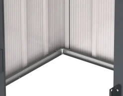 VCM Gerätehaus anthrazit B/H/L: ca. 202x181x174 cm