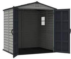 VCM Gerätehaus grau B/H/L: ca. 186x213x190 cm