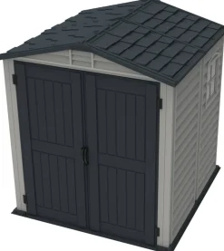 VCM Gerätehaus grau B/H/L: ca. 186x213x190 cm