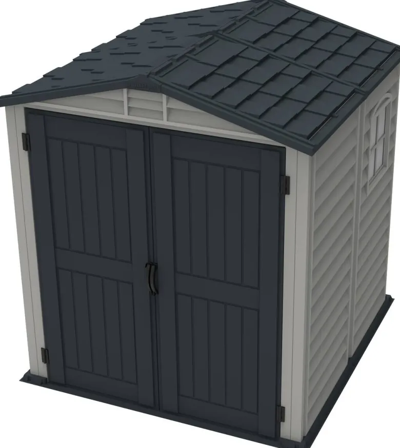 VCM Gerätehaus grau B/H/L: ca. 186x213x190 cm