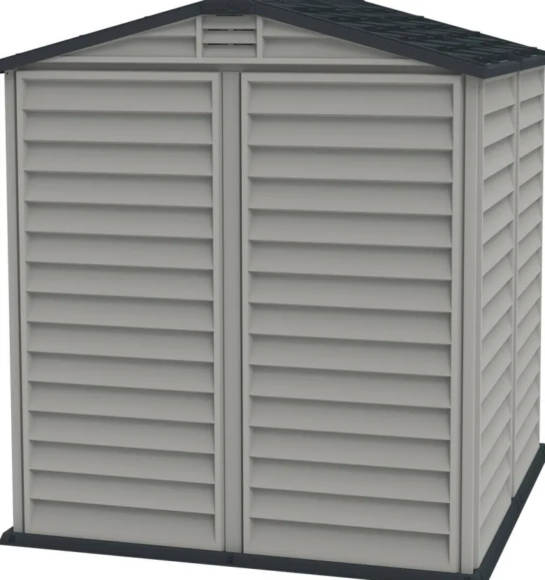VCM Gerätehaus grau B/H/L: ca. 186x213x190 cm