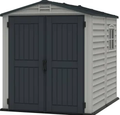 VCM Gerätehaus grau B/H/L: ca. 186x213x190 cm
