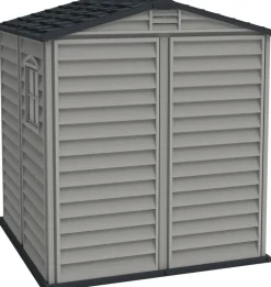 VCM Gerätehaus grau B/H/L: ca. 186x213x190 cm