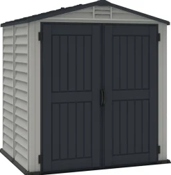 VCM Gerätehaus grau B/H/L: ca. 186x213x190 cm