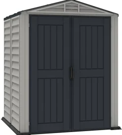 VCM Gerätehaus grau B/H/L: ca. 171x210x171 cm