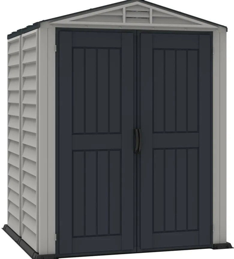 VCM Gerätehaus grau B/H/L: ca. 171x210x171 cm