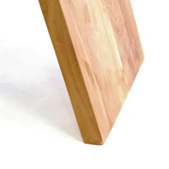VCM Hocker H braun Teakholz B/H/T: ca. 45x47x29 cm