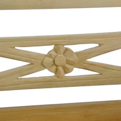 VCM Kinder Gartenbank braun Holz B/H/L: ca. 40x64x80 cm