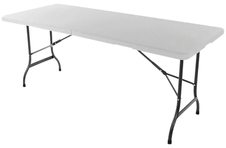 VCM Klapptisch weiß Kunststoff B/H/T: ca. 72x74x180 cm