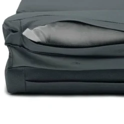 VCM Liegenauflage 2er Set anthrazit Polyester B/L: ca. 58x188 cm
