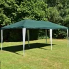 VCM Pavillon grün Polyester-Mischgewebe B/H/L: ca. 600x197x300 cm