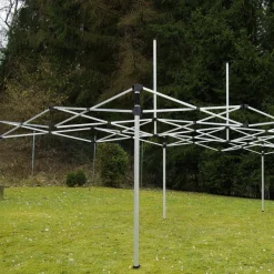 VCM Pavillon PROFI braun Polyester-Mischgewebe B/H/L: ca. 600x220x300 cm