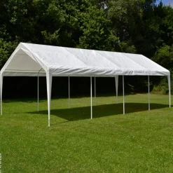 VCM Pavillon weiß Metall B/H/L: ca. 400x200x800 cm