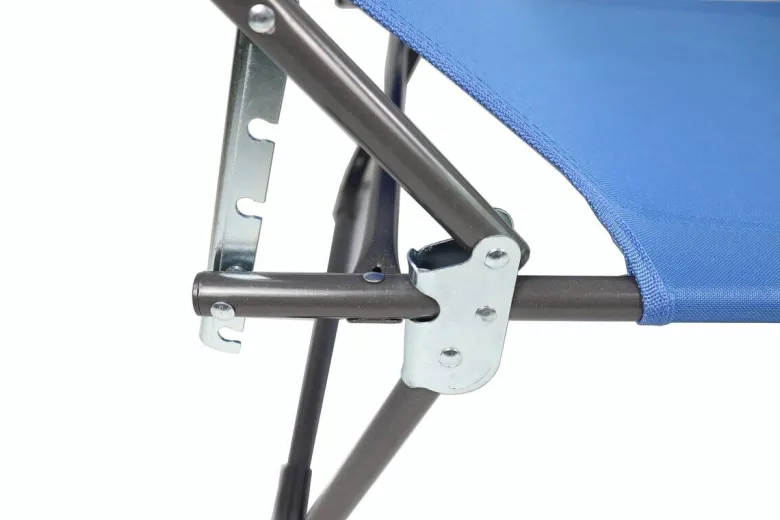 VCM Sonnenliege Bindox blau Stahl B/H/L: ca. 55x24x185 cm