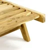 VCM Sonnenliege braun Holz B/H/L: ca. 57x34x200 cm