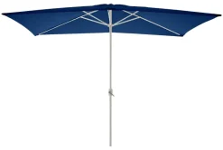 VCM Sonnenschirm blau Polyester-Mischgewebe B/H/L: ca. 200x235x300 cm
