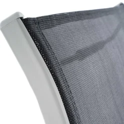VCM Stapelsessel-Set hellgrau Textilene B/H/T: ca. 55x93x58 cm