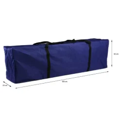 VCM Tragetasche für Faltpavillon blau Polyester-Mischgewebe B/H/L: ca. 23x50x158 cm
