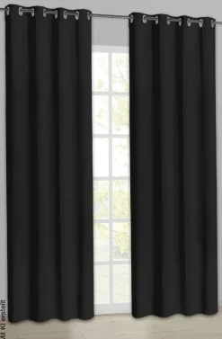 Verdunklungsvorhang Darkness schwarz B/L: ca. 135x245 cm