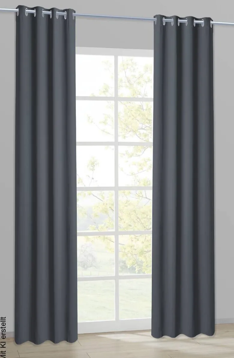 Verdunklungsvorhang Iglu anthrazit B/L: ca. 140x245 cm