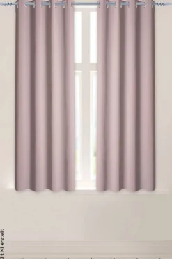 Verdunklungsvorhang Larius rosé B/L: ca. 140x175 cm