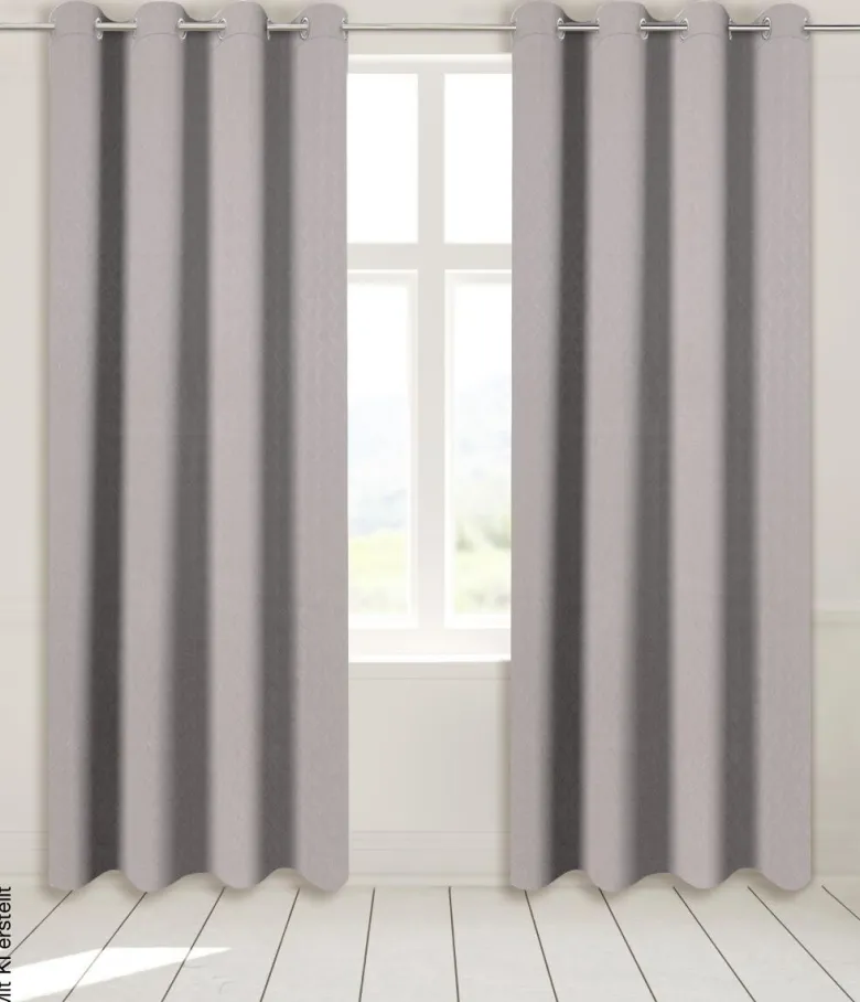 Verdunklungsvorhang Larius rosé B/L: ca. 140x245 cm