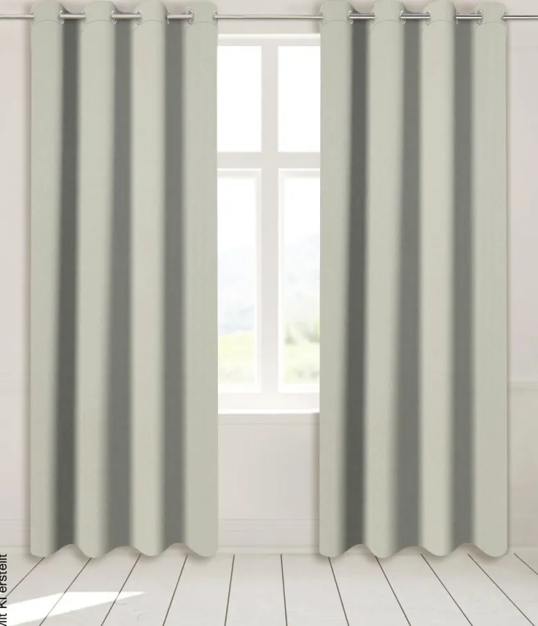 Verdunklungsvorhang Larius beige B/L: ca. 140x245 cm