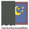 Verdunklungsvorhang Linus kitt B/L: ca. 140x245 cm