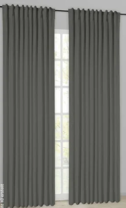 Verdunklungsvorhang New Darkness anthrazit B/L: ca. 270x245 cm