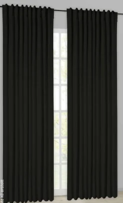 Verdunklungsvorhang New Darkness schwarz B/L: ca. 270x245 cm
