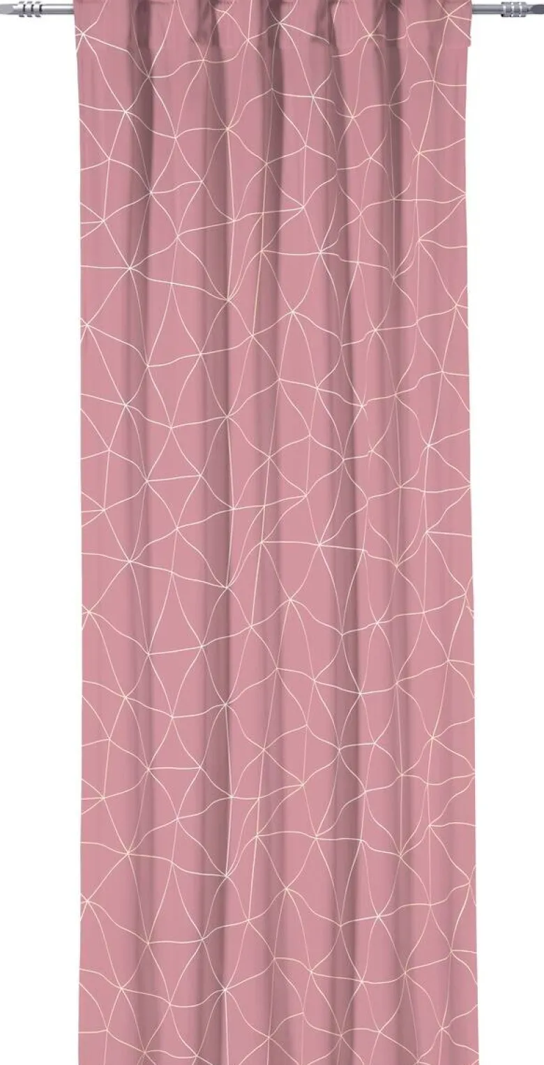Verdunklungsvorhang Nizza rosa B/L: ca. 135x235 cm