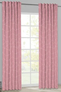 Verdunklungsvorhang Nizza rosa B/L: ca. 135x235 cm