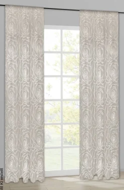 Verdunklungsvorhang Roses kitt B/L: ca. 140x245 cm