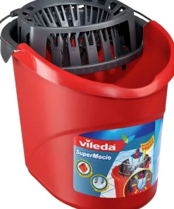 Vileda Eimer rot B/H/L: ca. 19x27,5x36 cm
