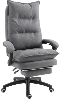 Vinsetto Massagestuhl MH921-232GY grau Schaumstoff Nylon B/H/T: ca. 70x130x62 cm