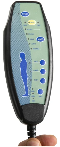 Vinsetto Massagestuhl MH921-232GY grau Schaumstoff Nylon B/H/T: ca. 70x130x62 cm