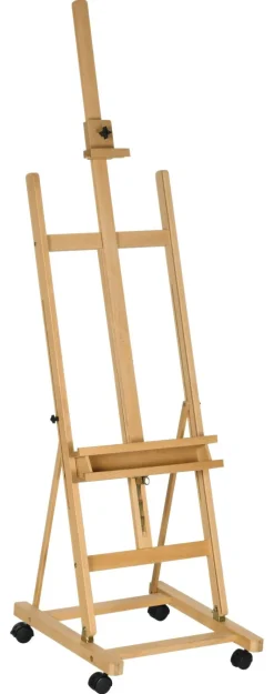 Vinsetto Staffelei natur Buche B/H/L: ca. 53x50,5x238 cm