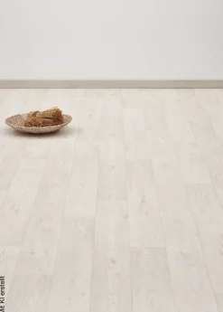 Vinylboden Mosa weiß Eiche B: ca. 300 cm pro m²