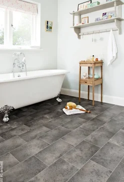 Vinylboden Start grau Fliese B: ca. 400 cm pro m²